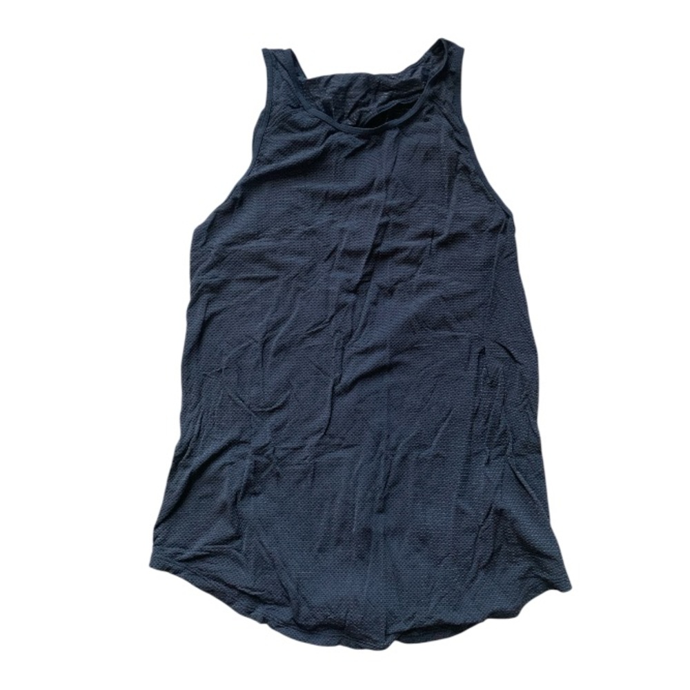 Lululemon Black & Gold Tie Back Tank Top 4